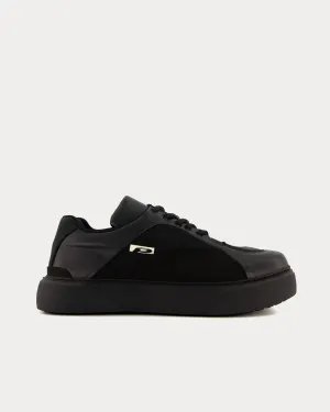 021 University Black Low Top Sneakers