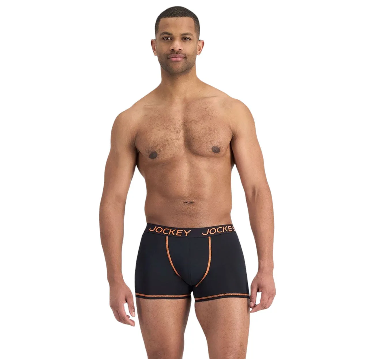 10 x Mens Jockey Performance Active Micro Trunks Black Underwear