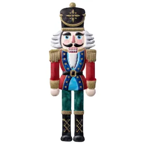 12" Metal Embossed Hanger: Nutcracker