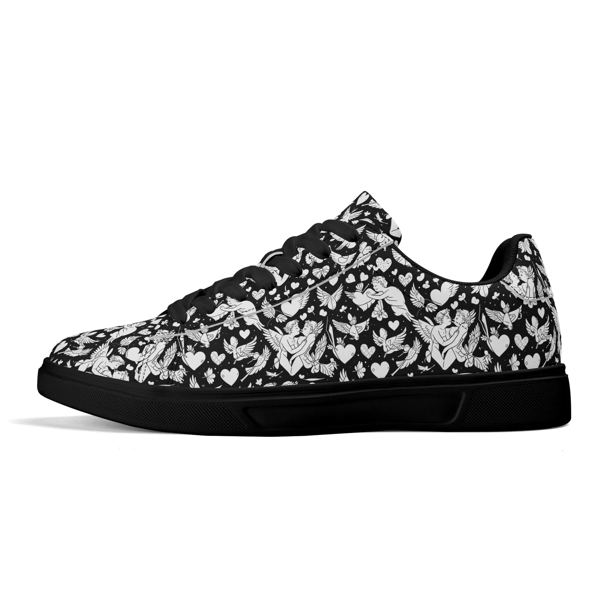 Abstract Love Adult Lightweight Brand Low Top Leather Shoes