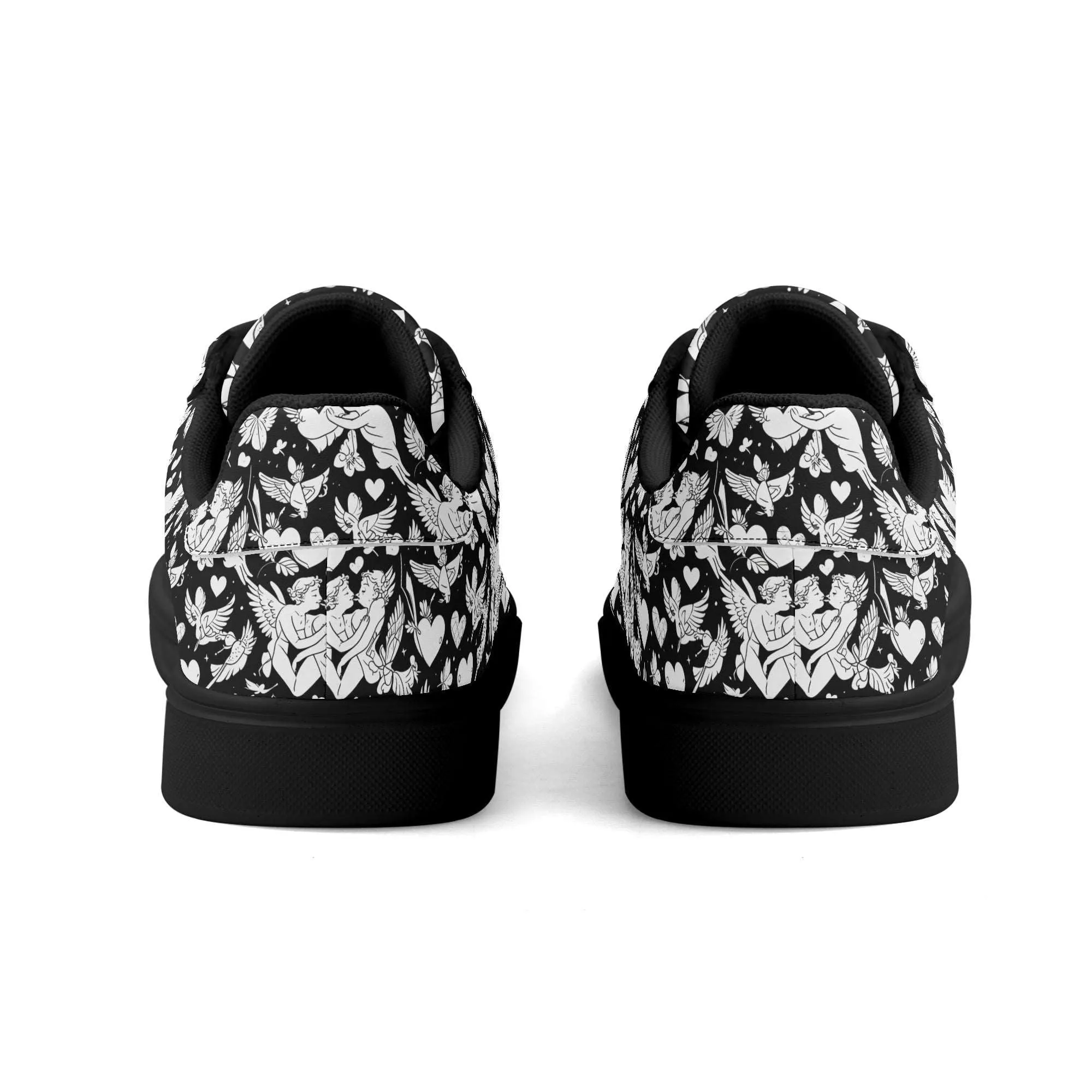 Abstract Love Adult Lightweight Brand Low Top Leather Shoes