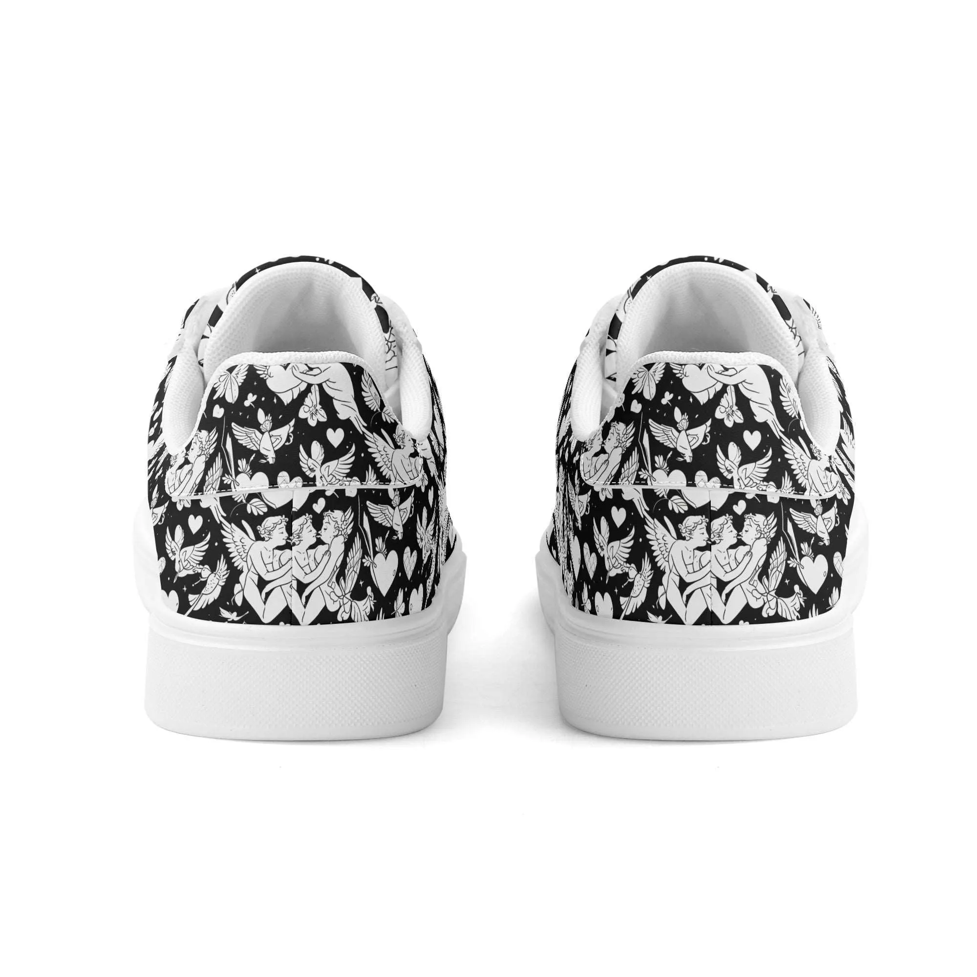 Abstract Love Adult Lightweight Brand Low Top Leather Shoes
