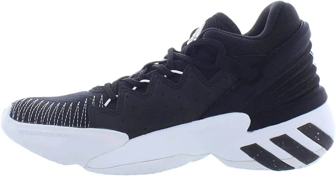 Adidas Kid's Don Issue 2 Boys Basketball Shoes Black White Size 5