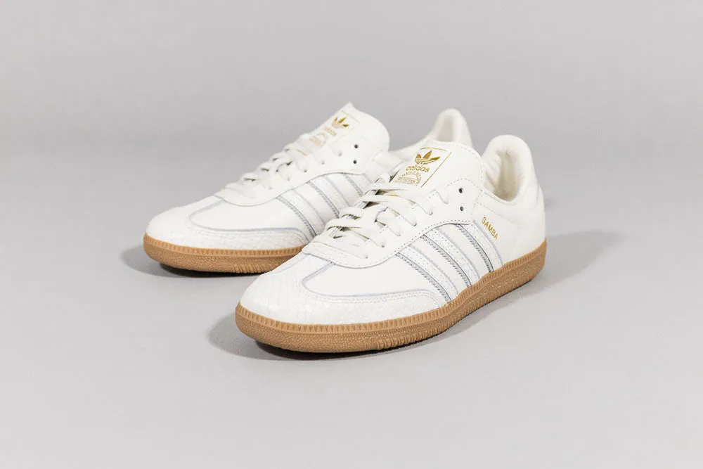 adidas Samba OG Snakeskin 'Core White'