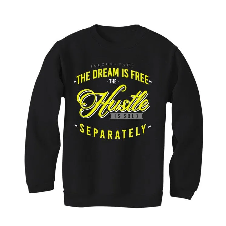 Air Jordan 4 “Lightning”2021 Black T-Shirt (The Dream is free)