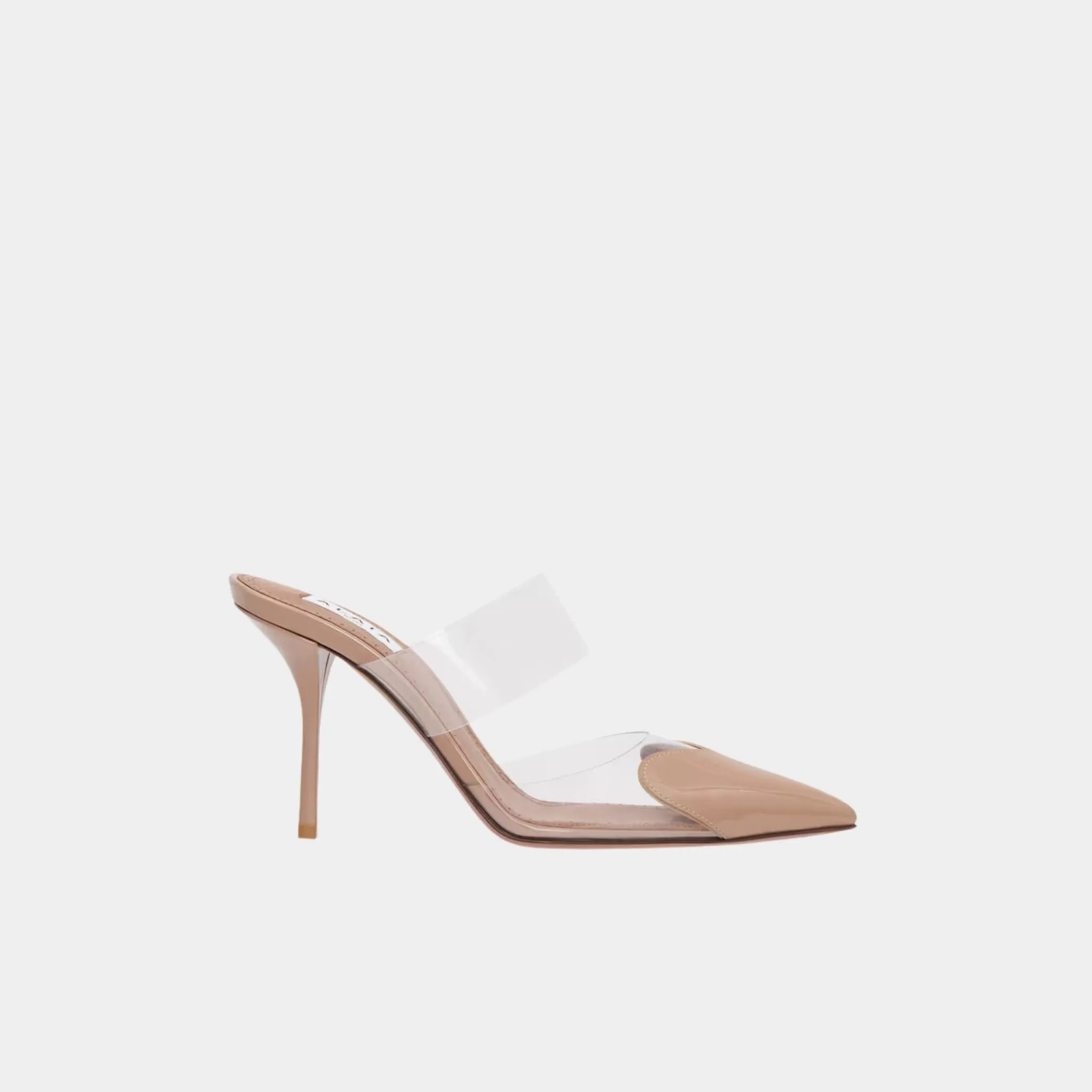 Alaia Le Cœur Mules In Patent Calfskin