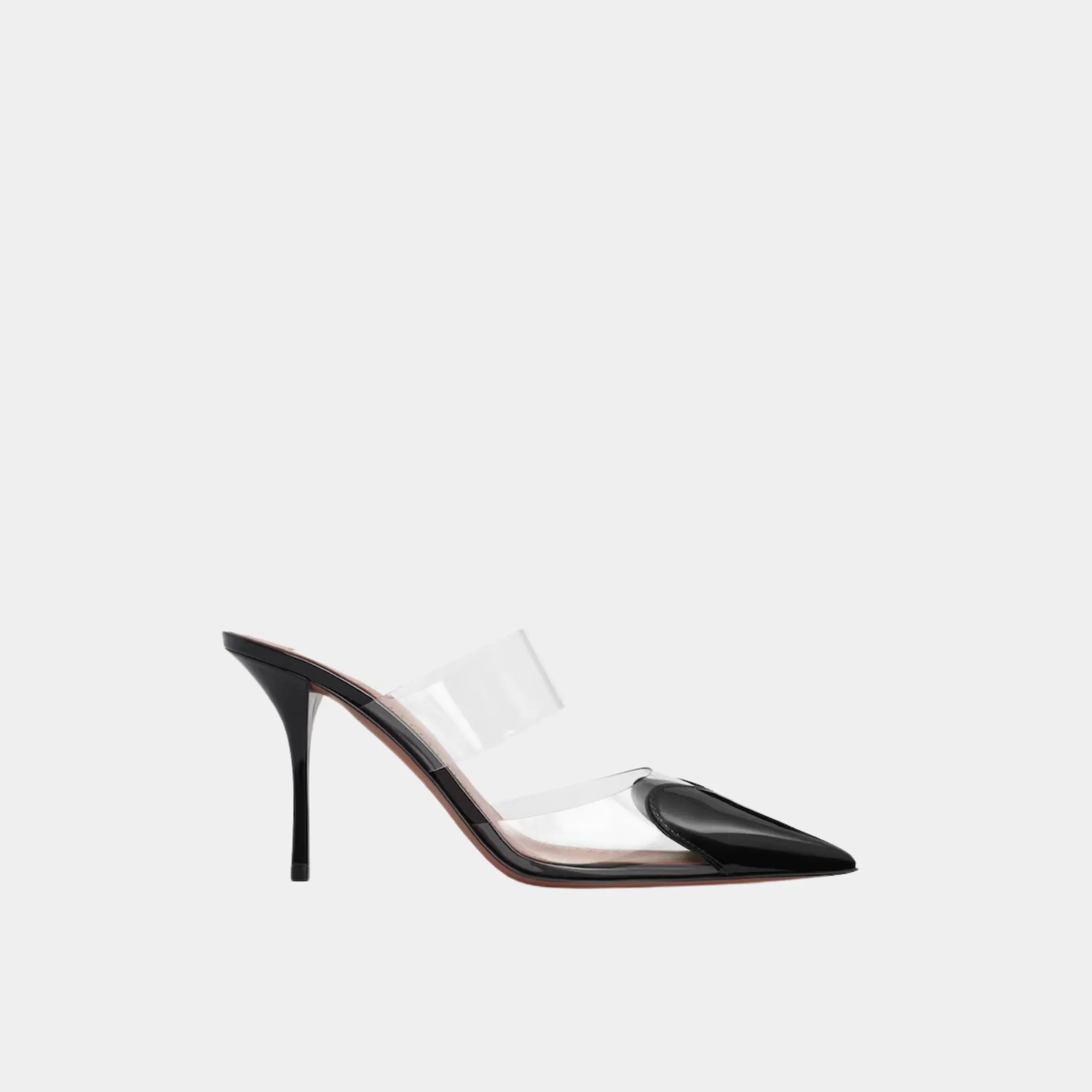Alaia Le Cœur Mules In Patent Calfskin