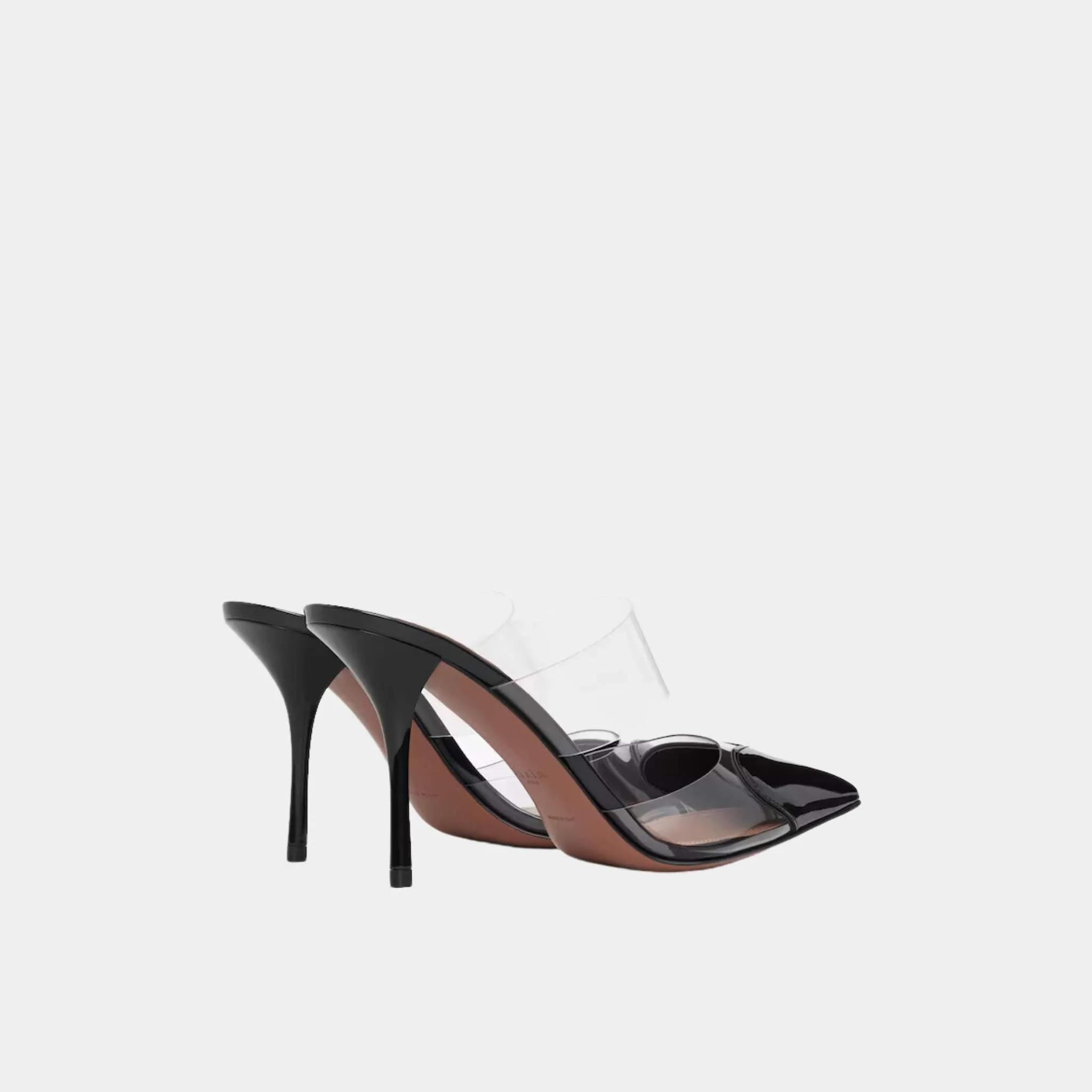 Alaia Le Cœur Mules In Patent Calfskin