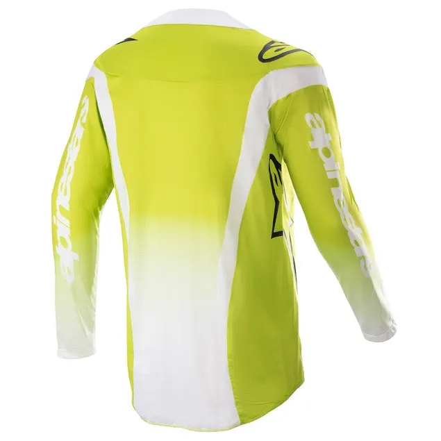 ALPINESTARS 2023 TECHSTAR PUSH JERSEY - YELLOW FLURO WHITE