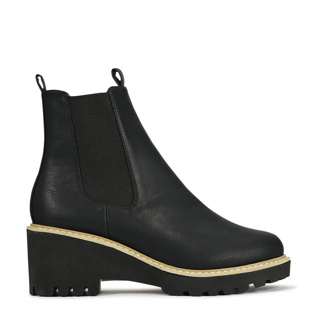 ARI WEDGE ANKLE BOOTS