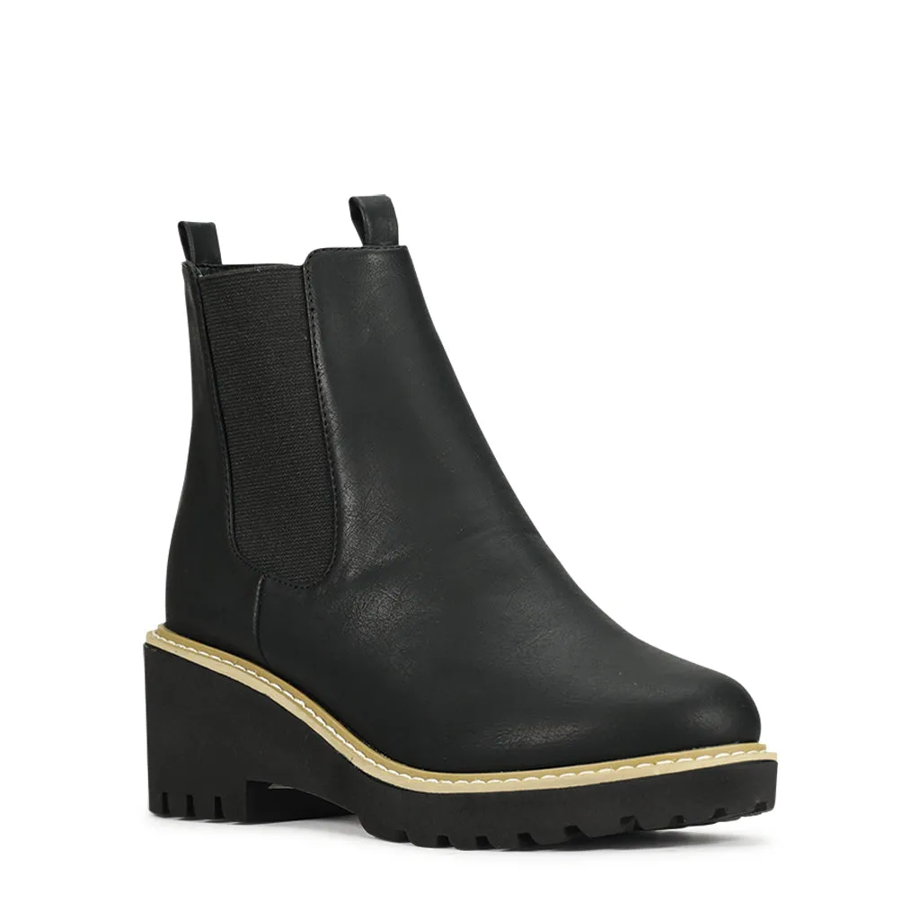 ARI WEDGE ANKLE BOOTS