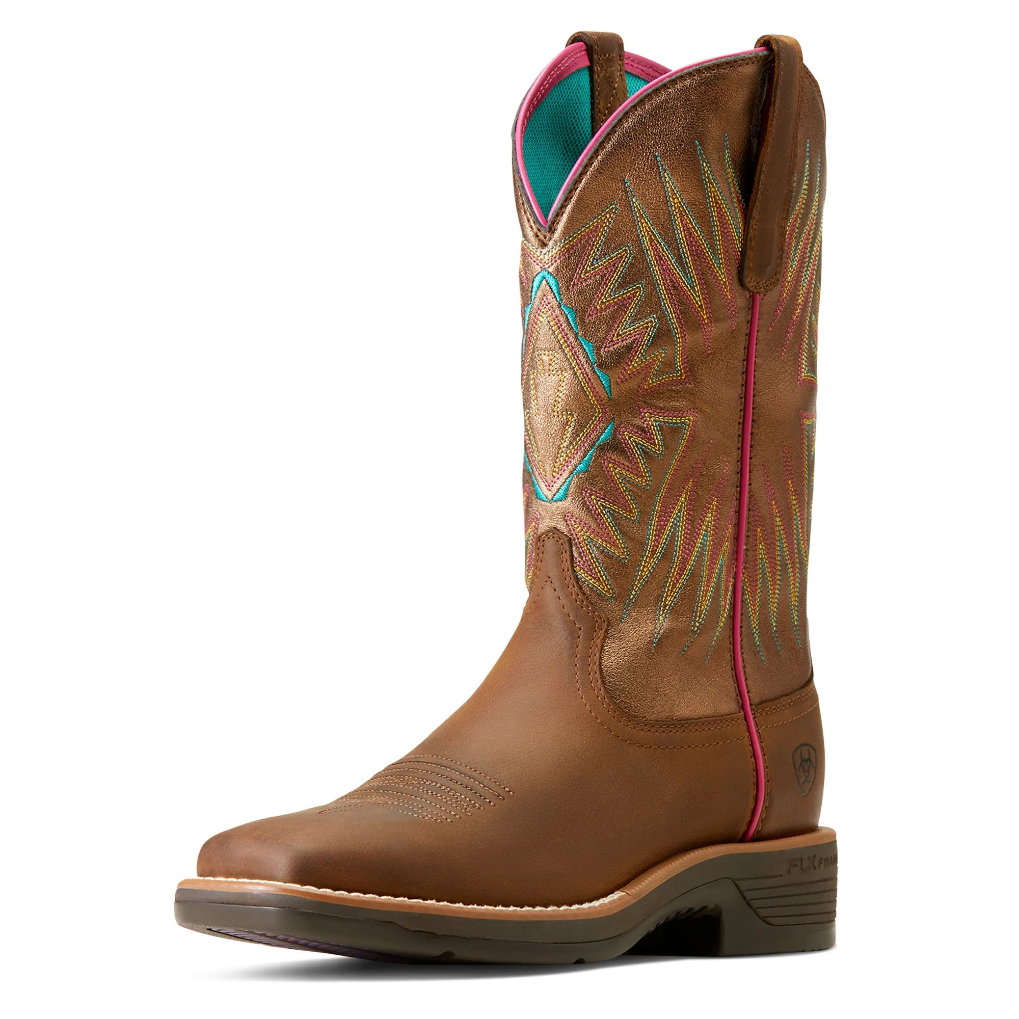 Ariat Ladies Ridgeback Western Distressed Tan Boots 10047059