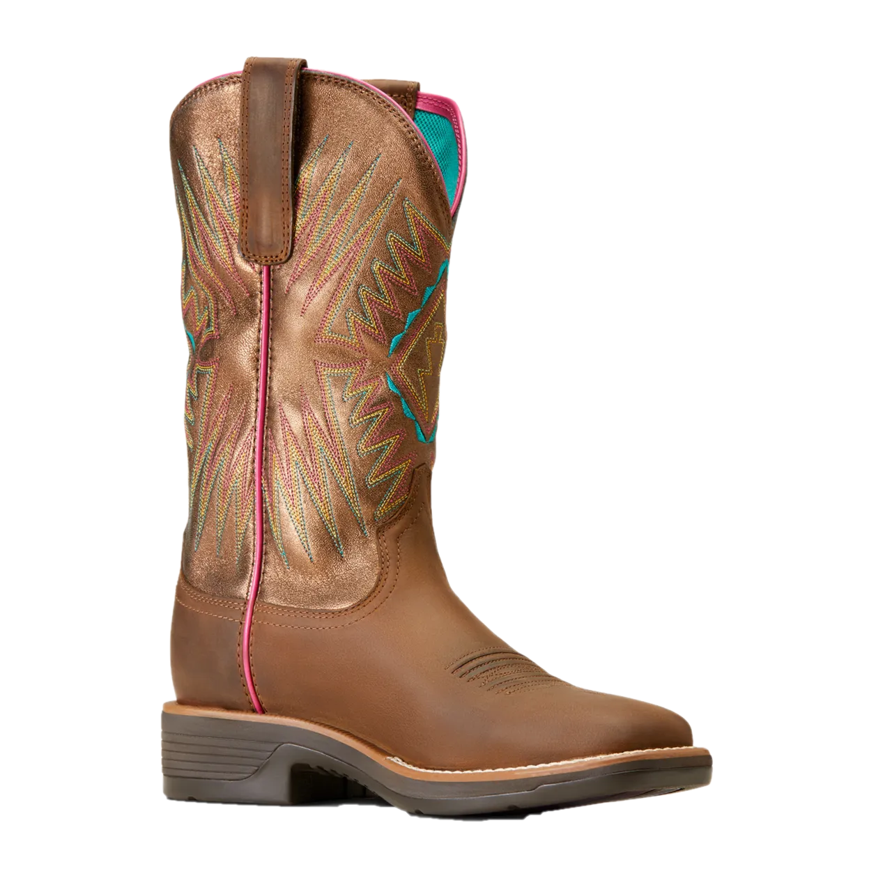 Ariat Ladies Ridgeback Western Distressed Tan Boots 10047059