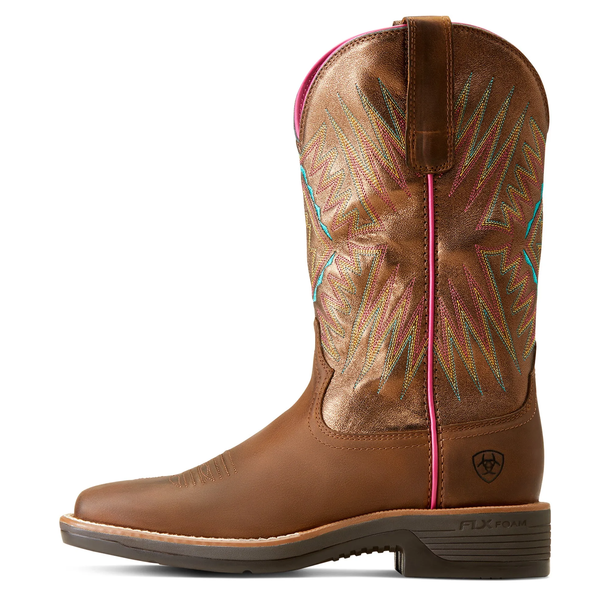Ariat Ladies Ridgeback Western Distressed Tan Boots 10047059