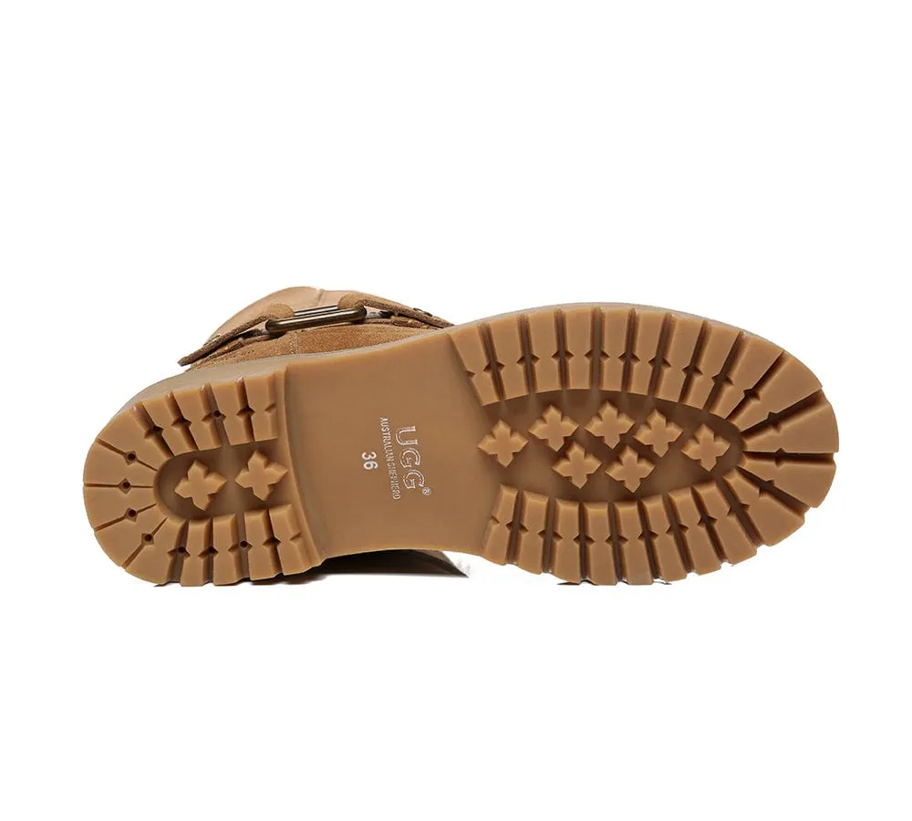 AUSTRALIAN SHEPHERD® UGG Boots Women Sheepskin Wool Mid Calf Sarah