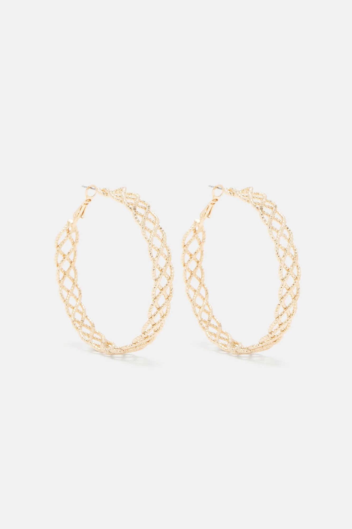 Bad Behavior Tonight Hoop Earrings - Gold