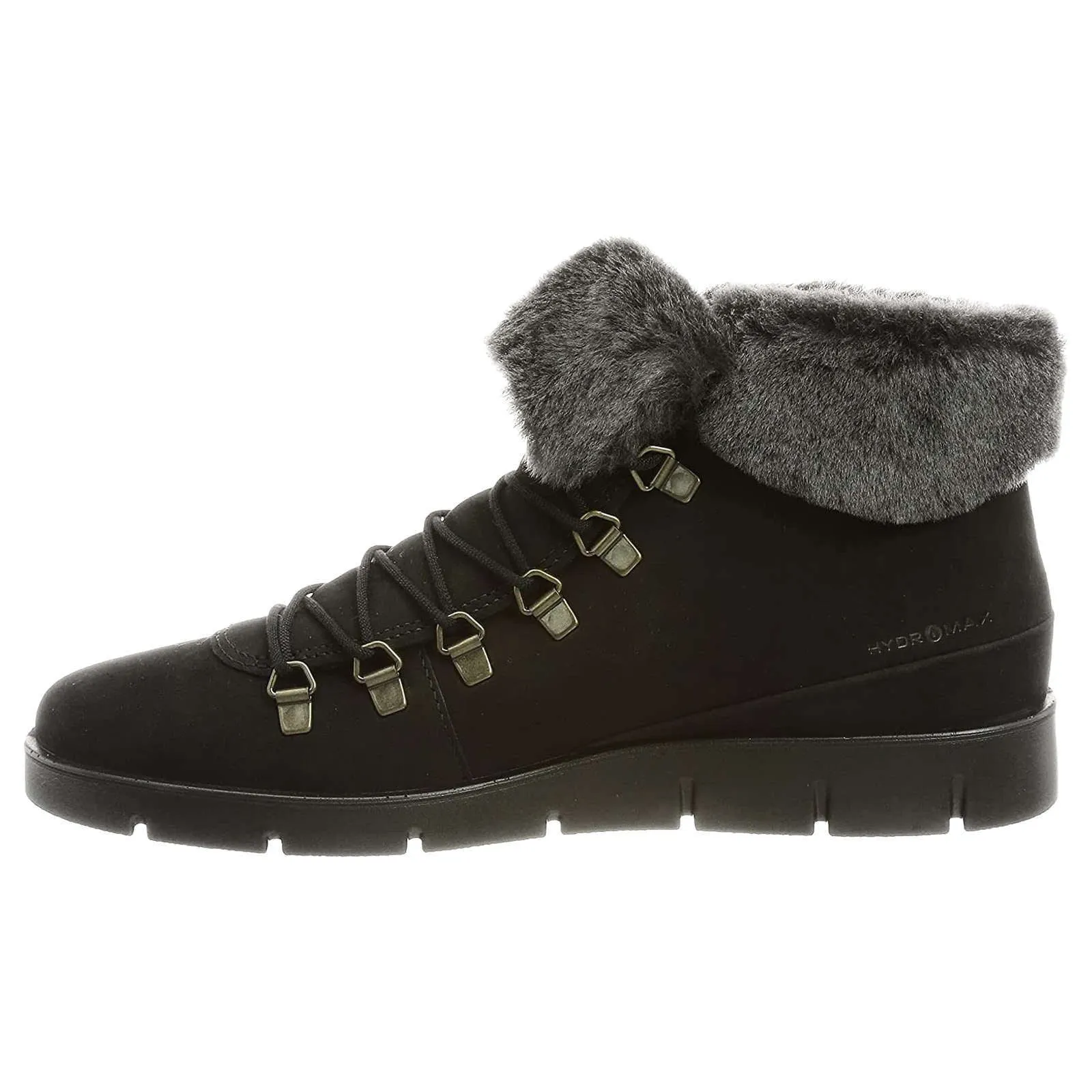 Bella Nubuck Leather Fur Lined Women's Ankle Boots