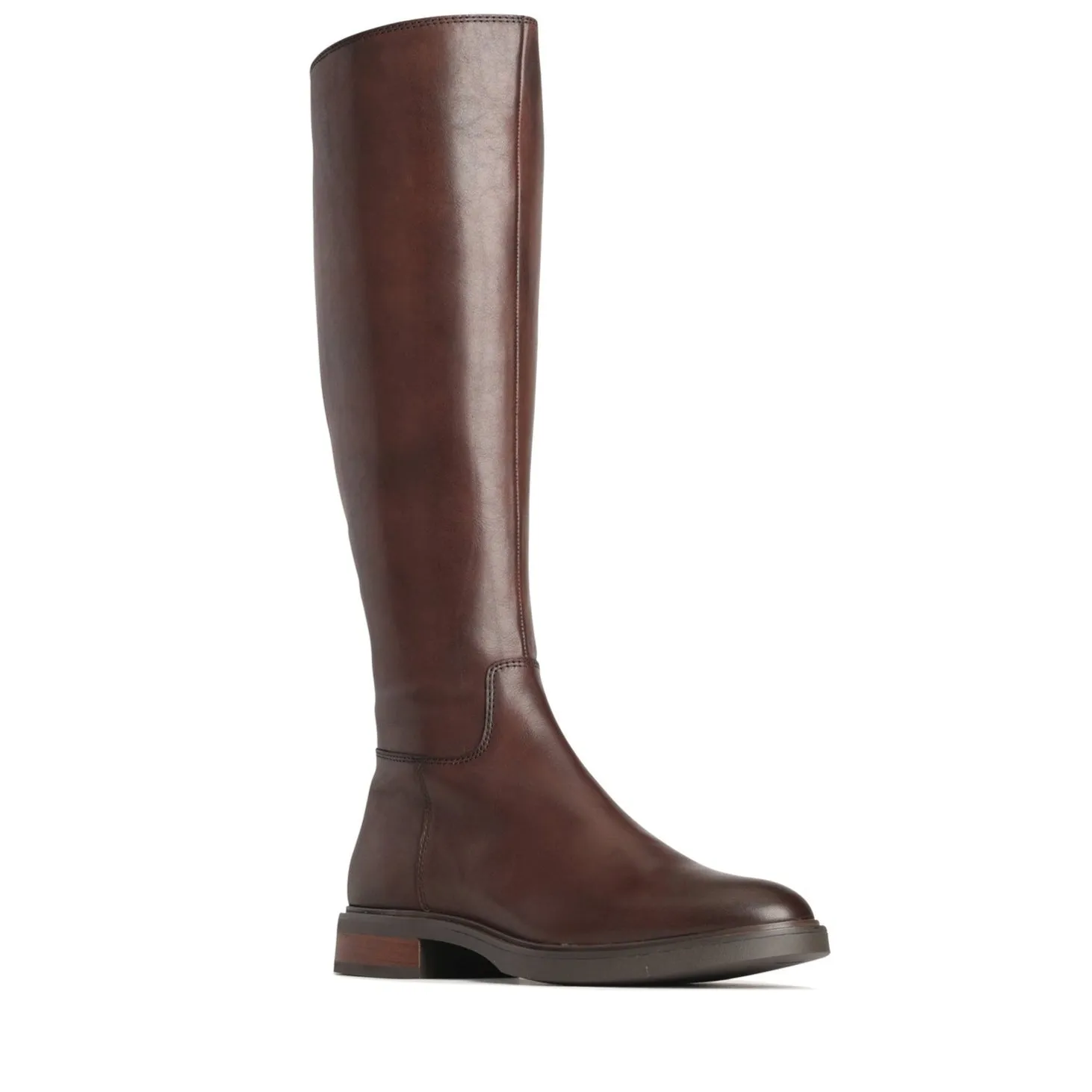 BLANCHE LEATHER LONG SADDLED BOOTS