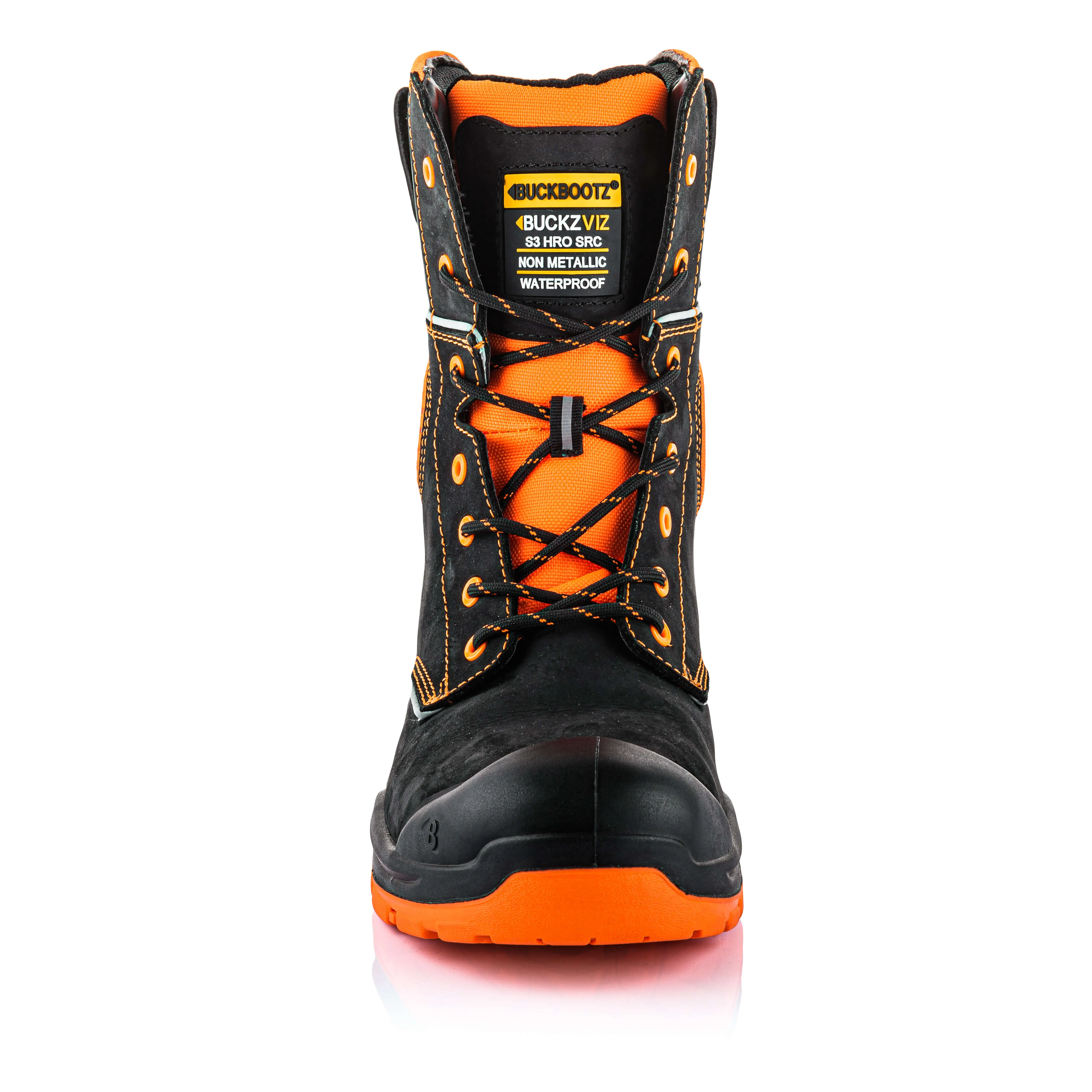 Buckbootz BVIZ6 High Leg S7S Hi Vis Lightweight Buckler Safety Boots