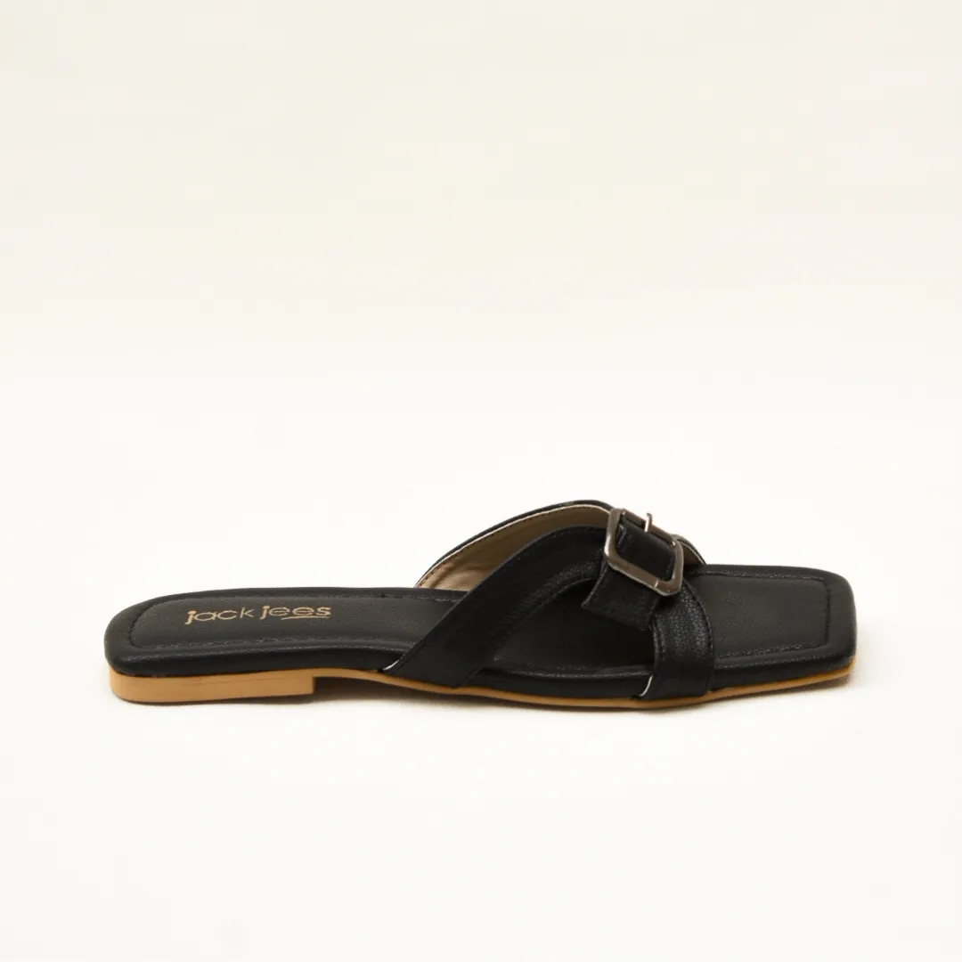 Buckle Flats Black