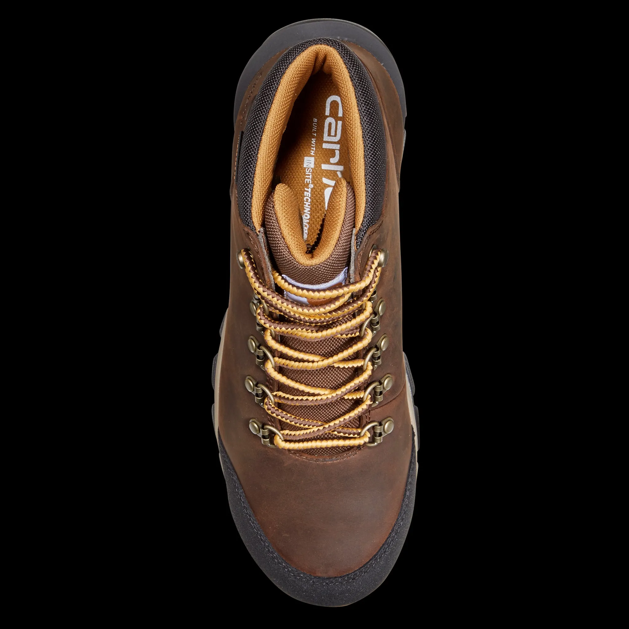 Carhartt FH5550-M 13W Gilmore 5'' Alloy-Toe Hiker Work Boots for Men, Size: 13W, Dark Brown