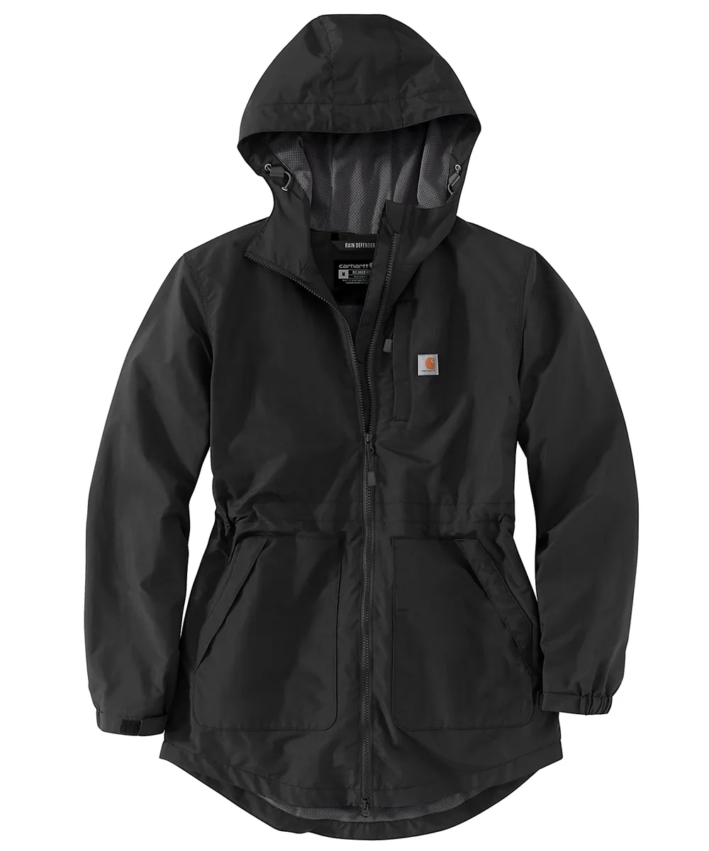 Carhartt Women&#39;s Lightweight Rain Jacket - Black