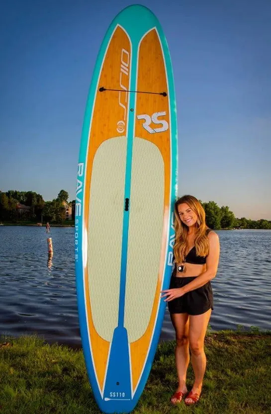 Caribbean Blue | Shoreline Lightweight Stand-Up Paddleboard | Rave