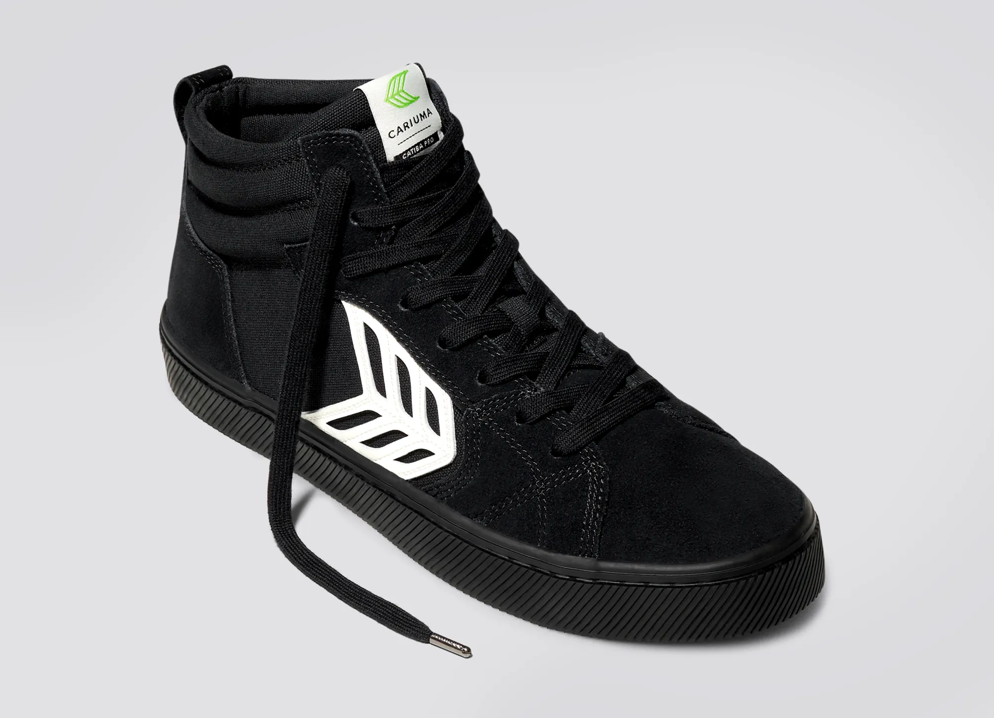 Cariuma - CATIBA PRO HIGH Skate Shoes - All Black/Ivory