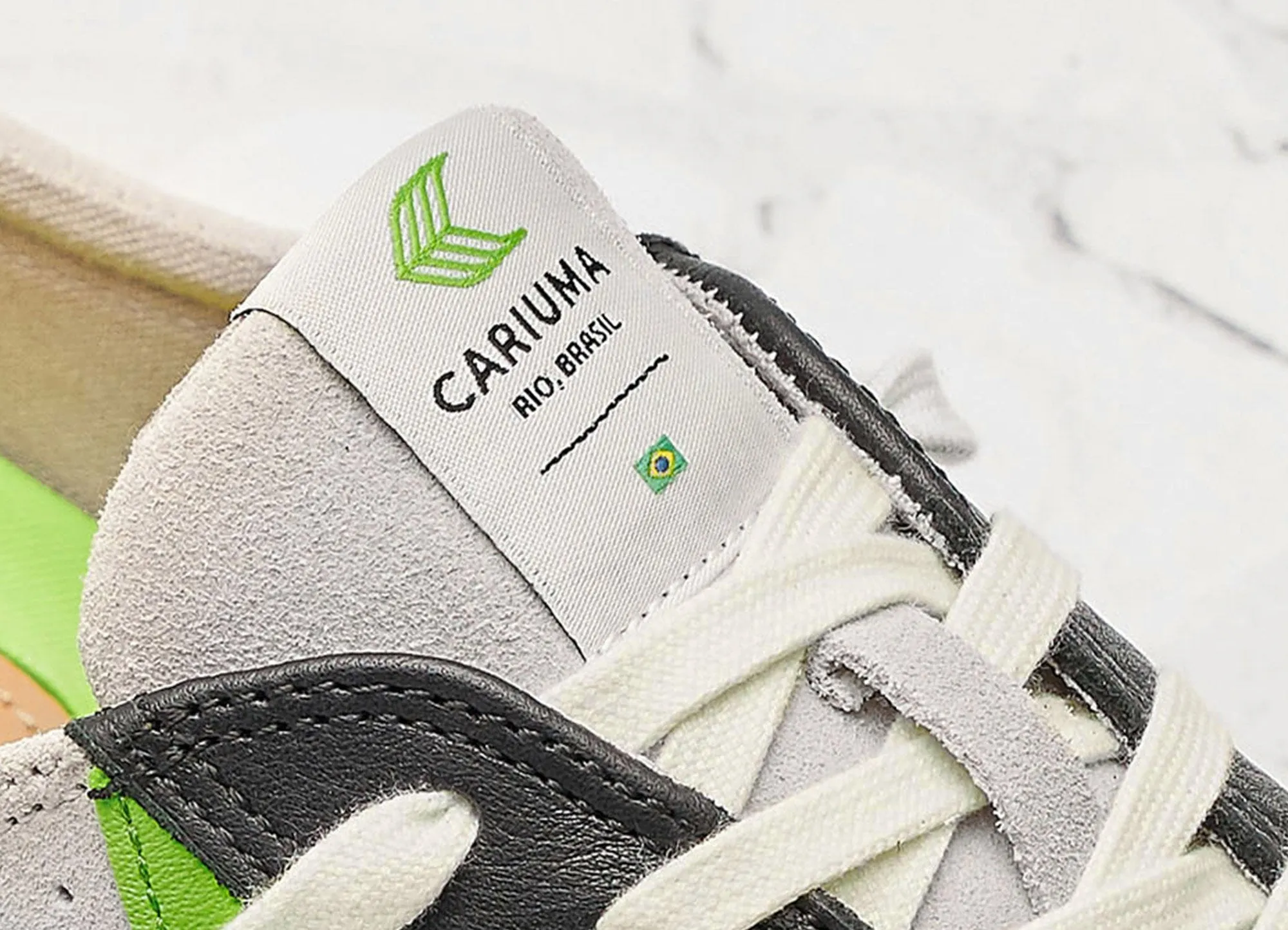 CATIBA Low Ice/Green Suede Sneaker Women