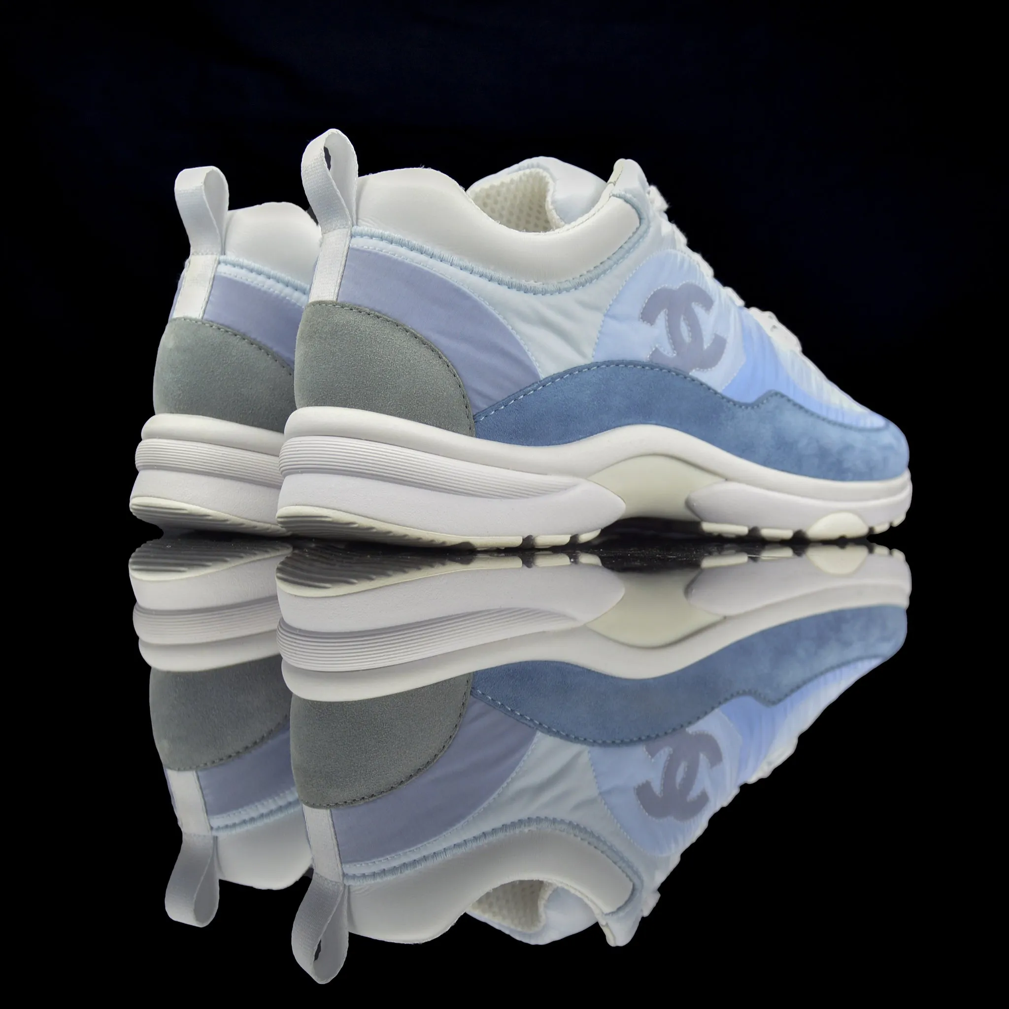 CC Sneakers Nylon Suede Reflective
