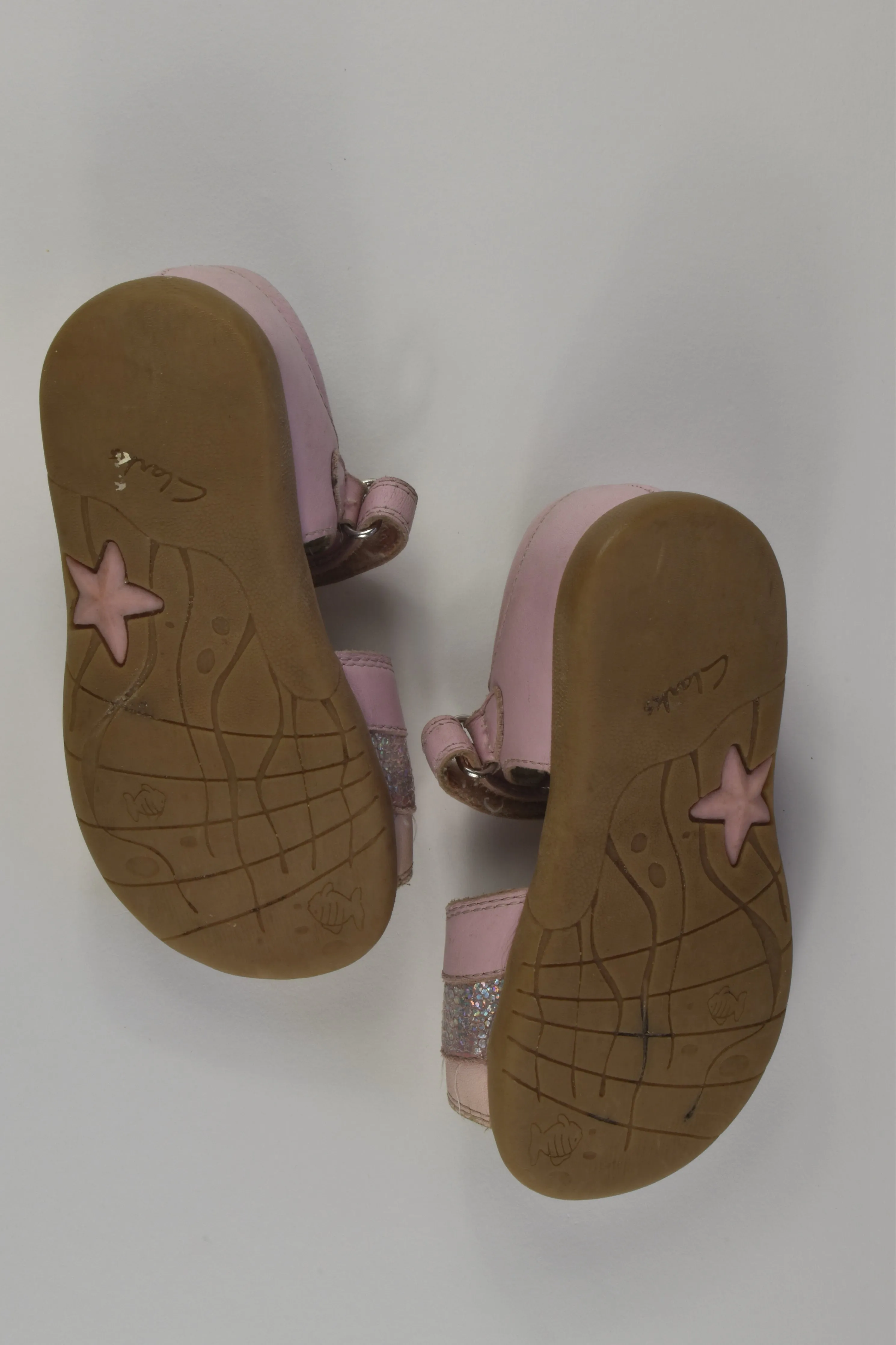 Clarks Size UK/AU 9 Leather Sandals
