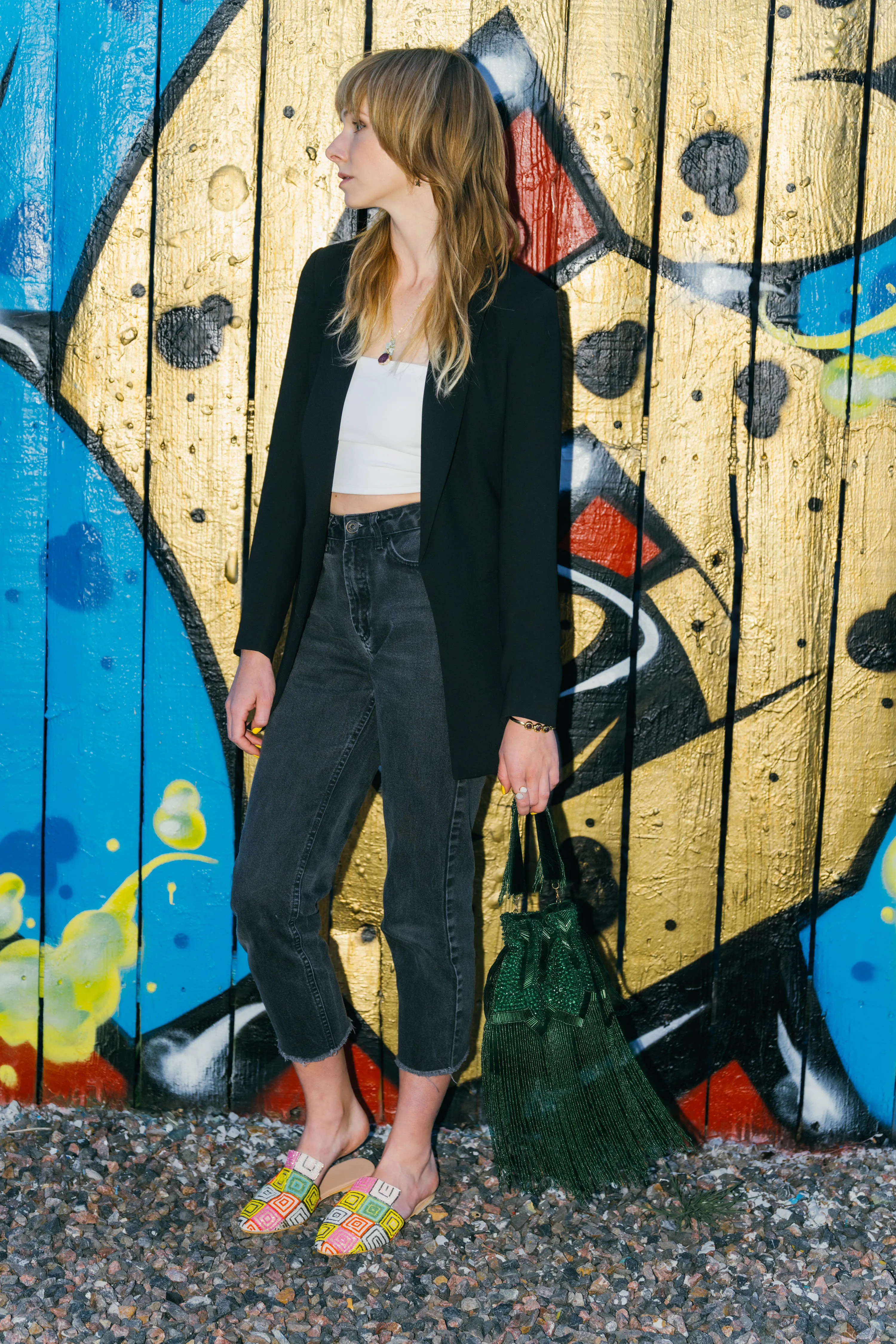 Color Box Flats - Mule Shoes