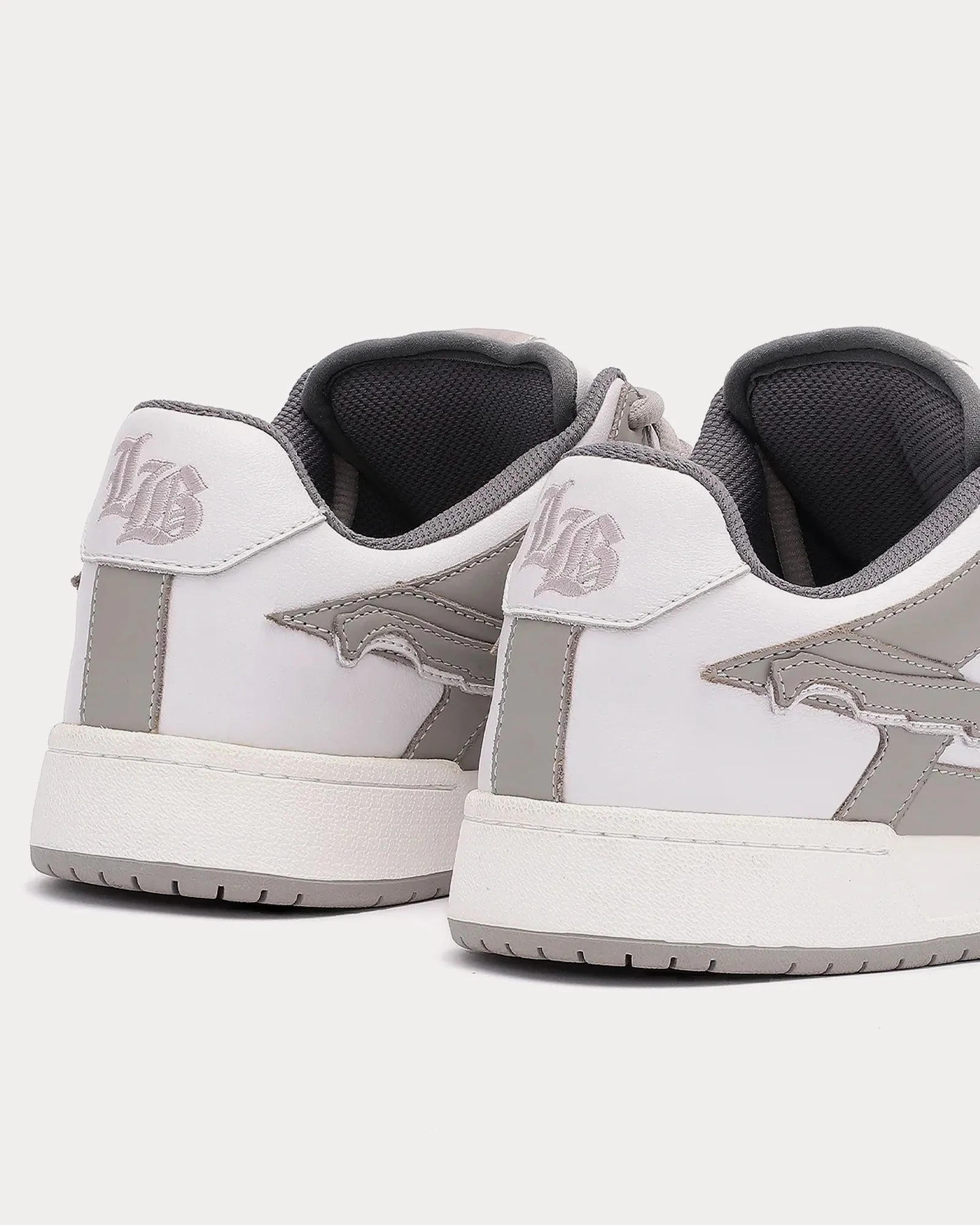 Concretes Grey / White Low Top Sneakers