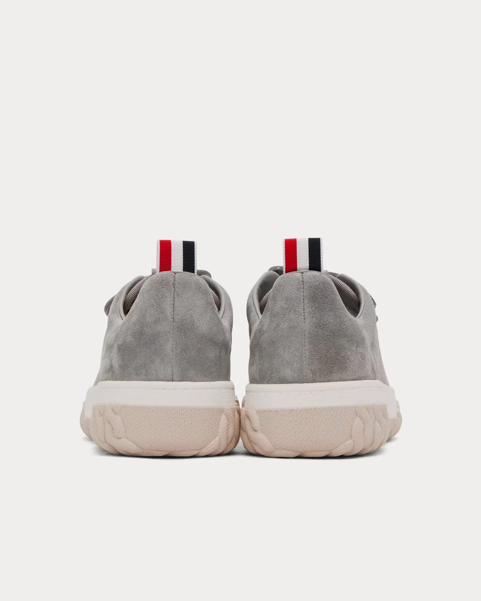 Court 4-Bar Velcro Suede Dark Grey Low Top Sneakers