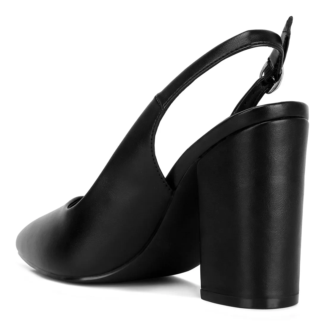 Creidne Block Heel Pointed Toe Sandals