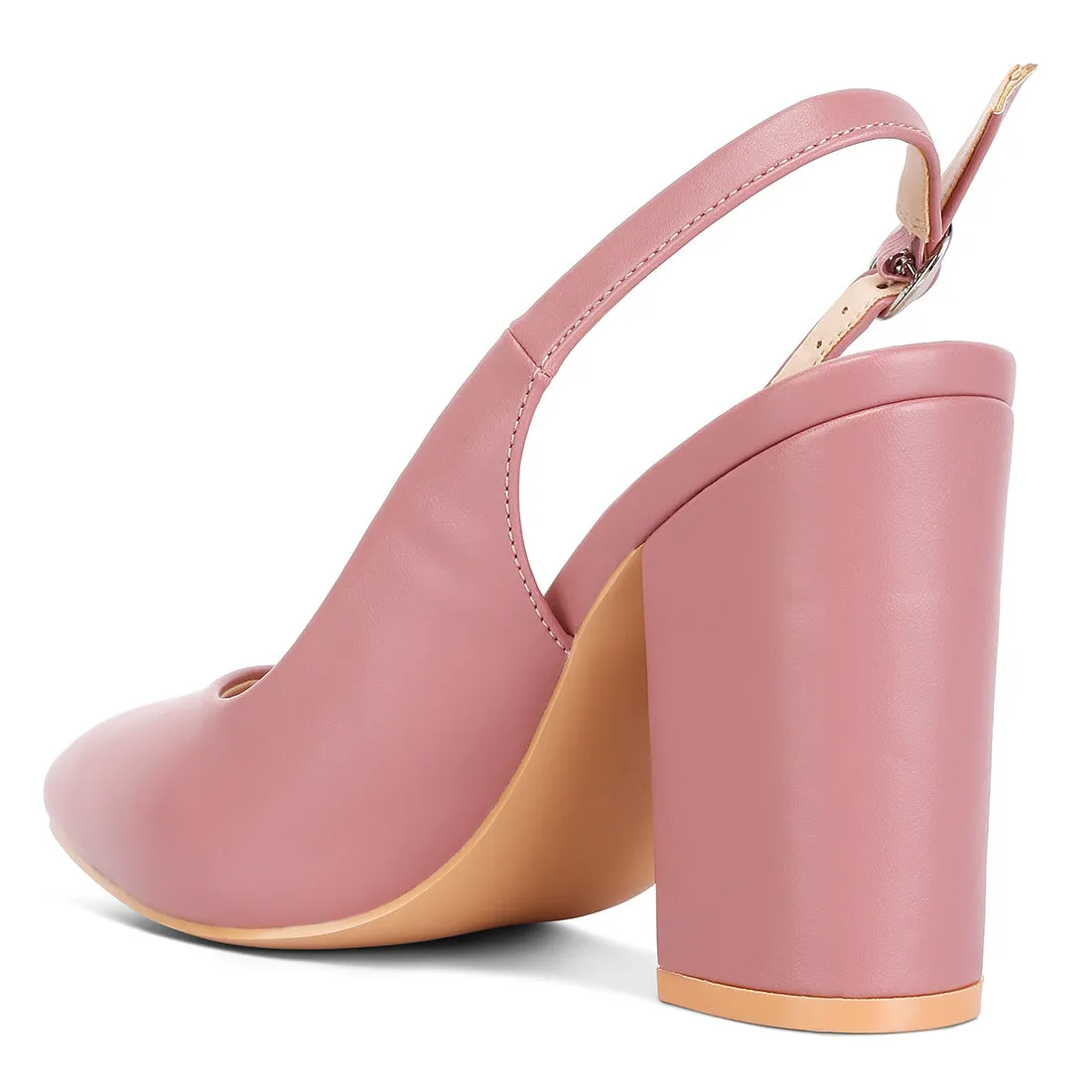 Creidne Block Heel Pointed Toe Sandals
