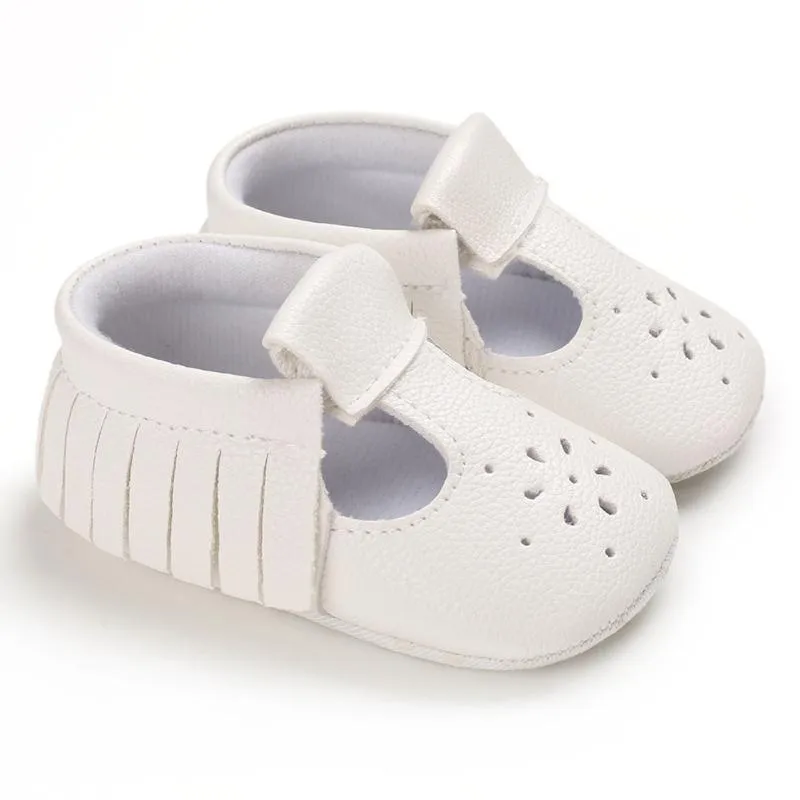 Daily Round Toe Solid Velcro Baby Shoes Children's clothing wholesale