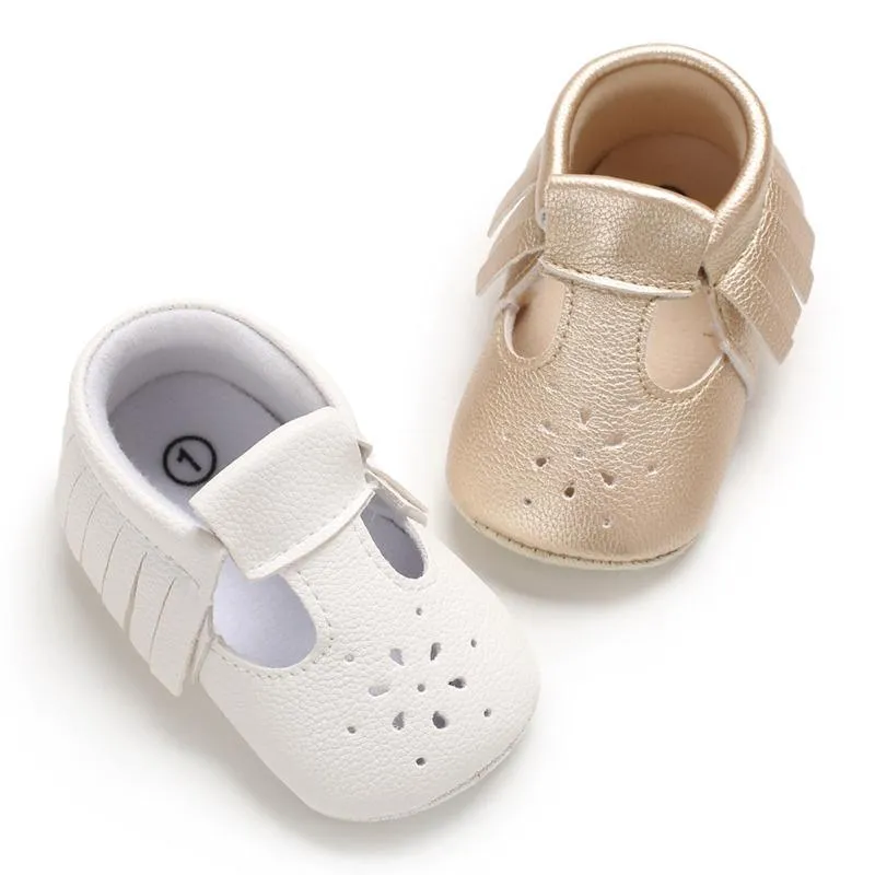 Daily Round Toe Solid Velcro Baby Shoes Children's clothing wholesale