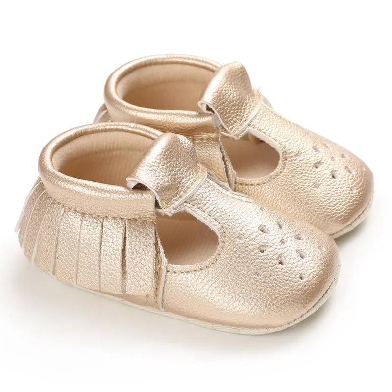 Daily Round Toe Solid Velcro Baby Shoes Children's clothing wholesale