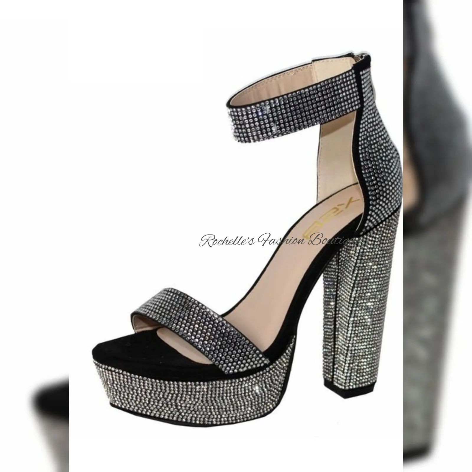DATIA-1N-SM RHINESTONE SILVER SANDEL