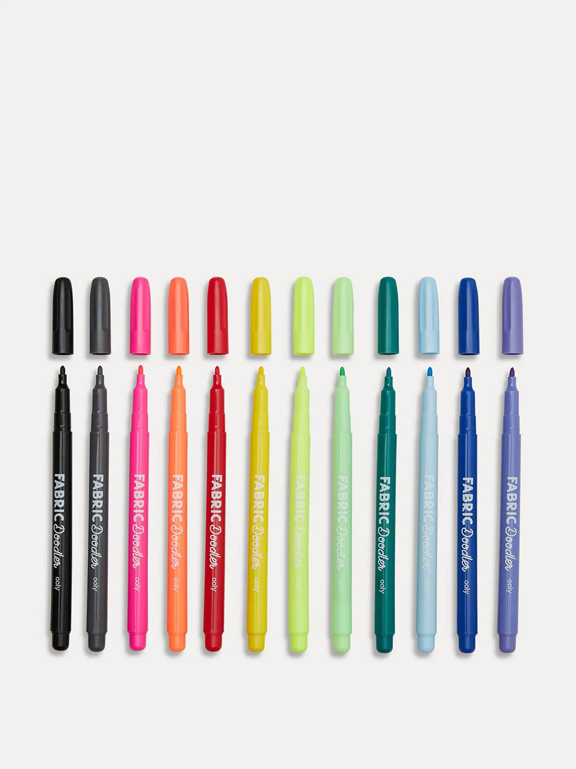 Fabric Doodlers coloured markers (set of 12)