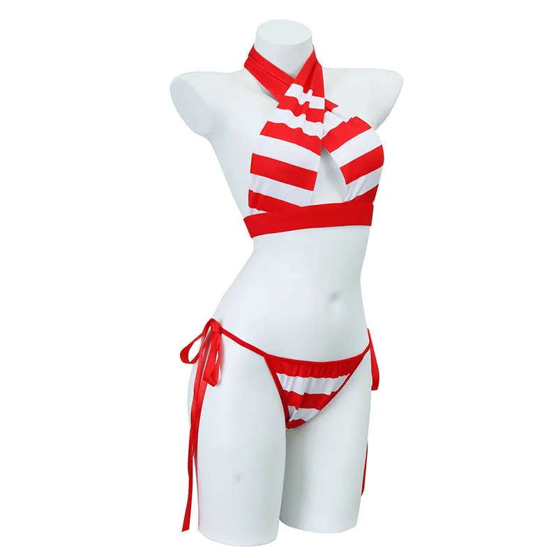 Fate Grand Order Nero Claudius Caster Swimsuit Bikini Cosplay Costume