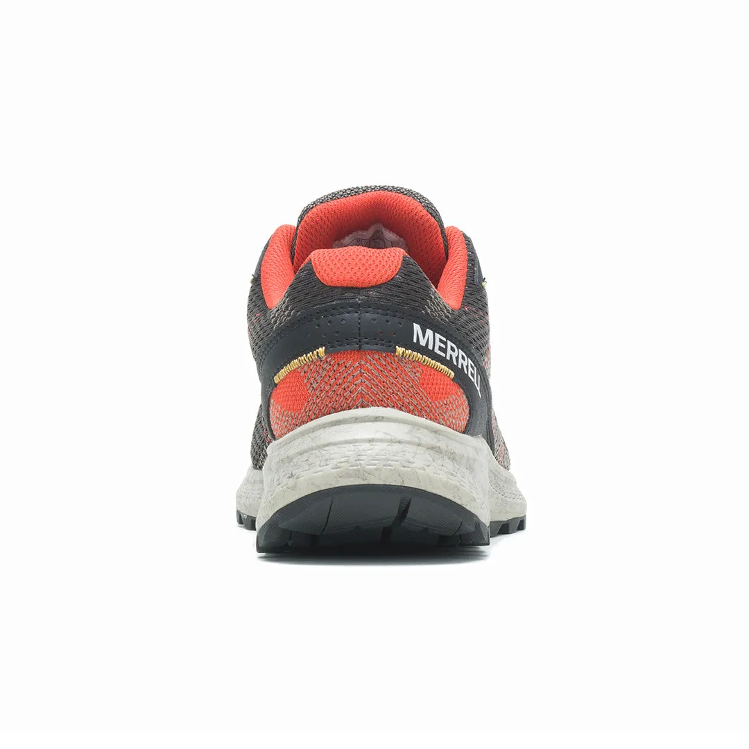 Fly Strike-Black/Tangerine Mens Trail Running Shoes