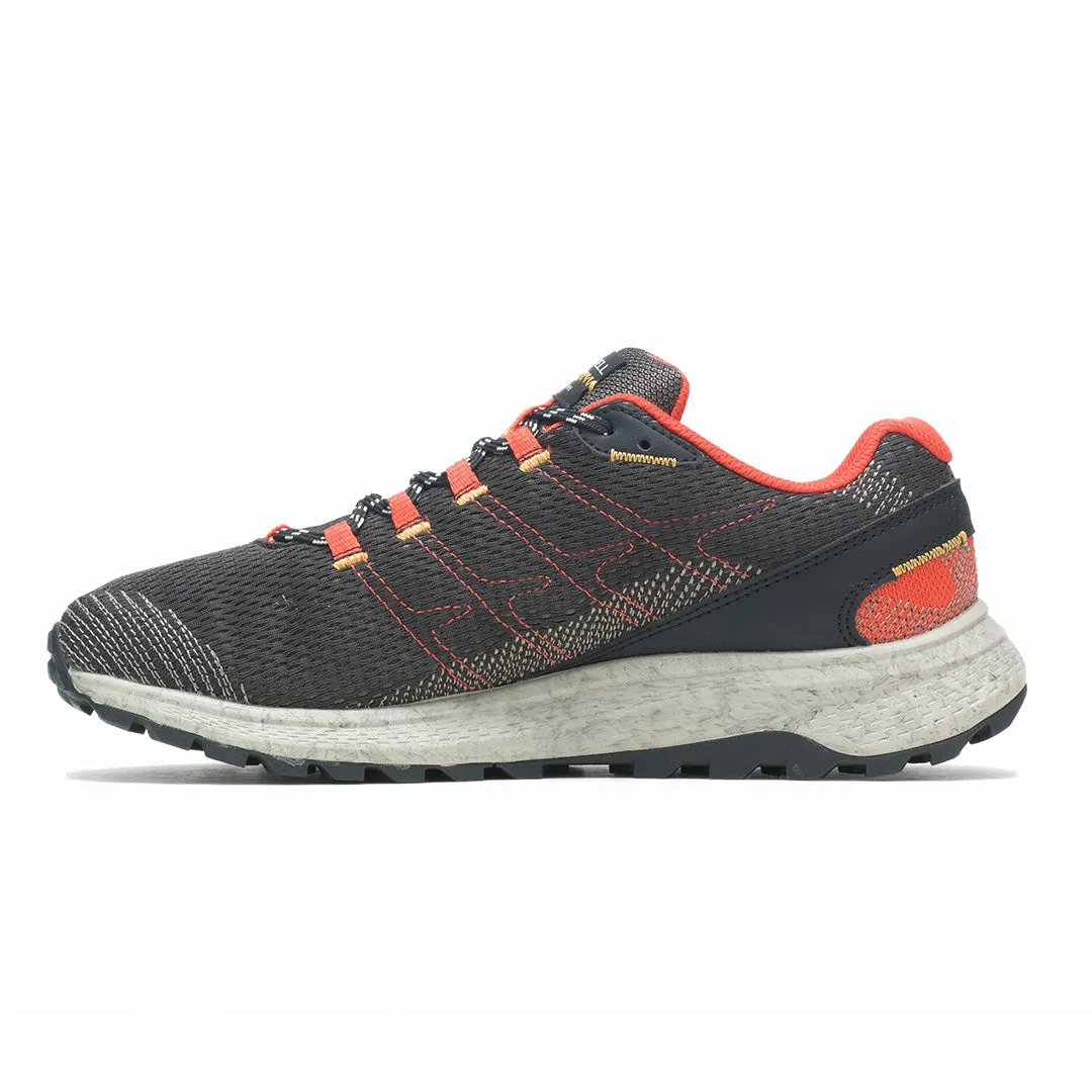 Fly Strike-Black/Tangerine Mens Trail Running Shoes