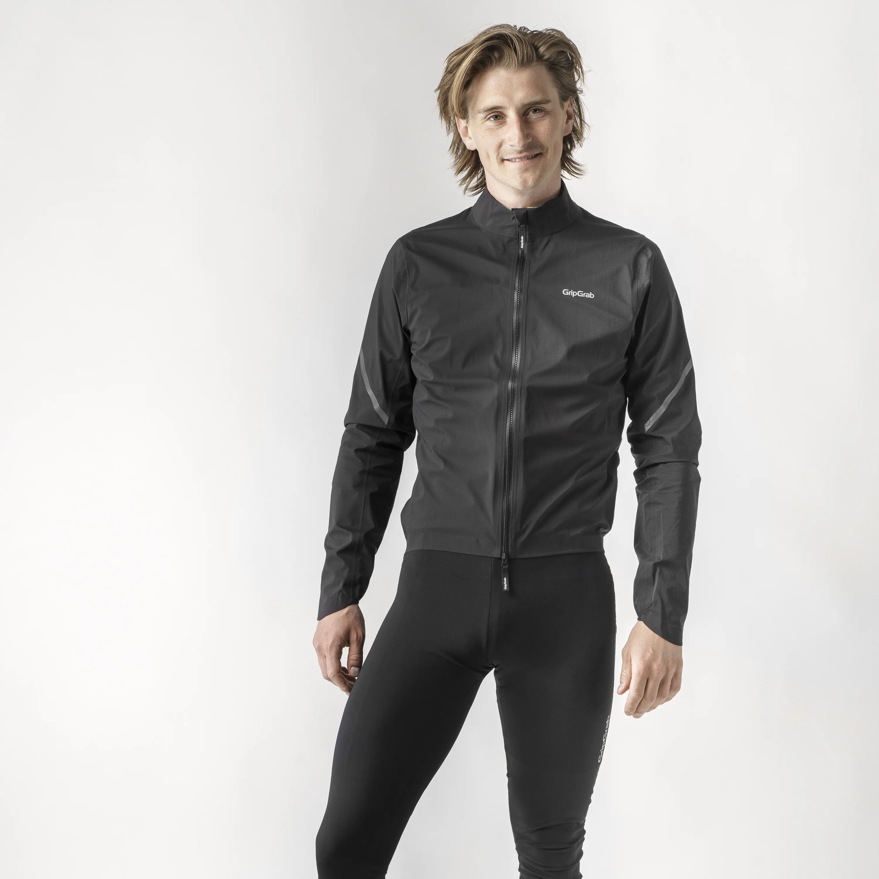 Gripgrab Men&#x27;s RainMaster Waterproof Lightweight Jacket Black | Buy Gripgrab Men&#x27;s RainMaster Waterproof Lightweight Jacket Black here | Outnorth
