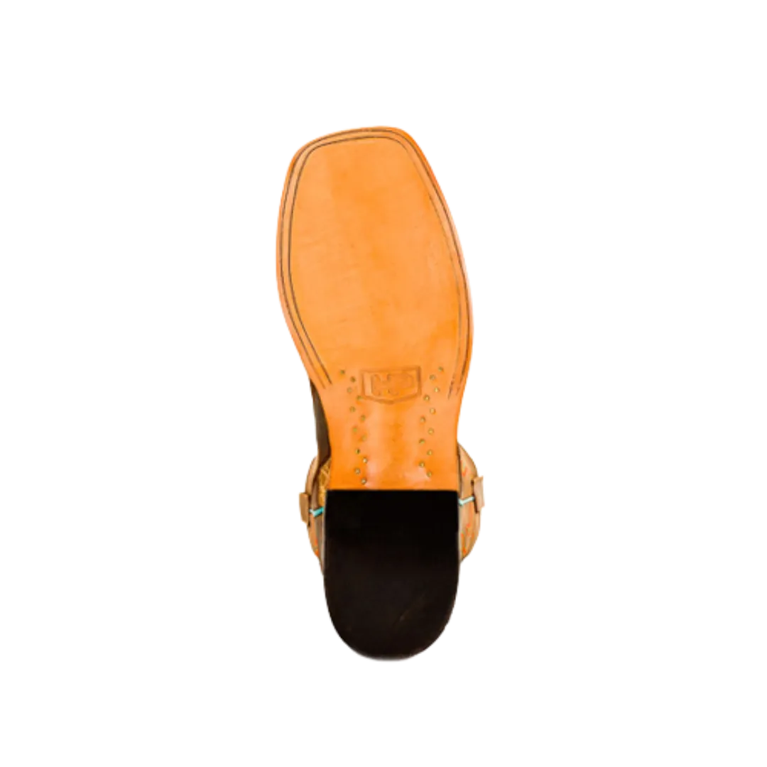 Horse Power Men's Patchwork Western Square Toe Boot