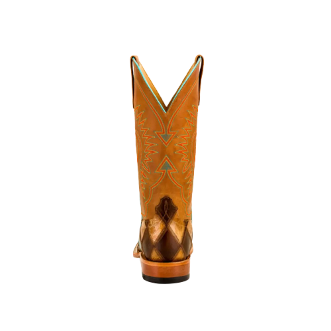 Horse Power Men's Patchwork Western Square Toe Boot
