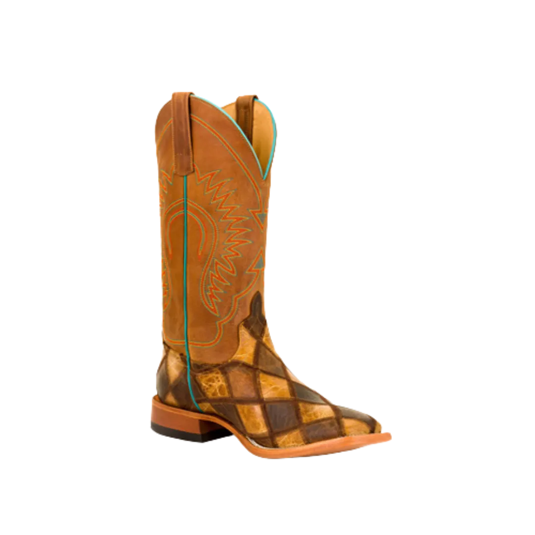 Horse Power Men's Patchwork Western Square Toe Boot