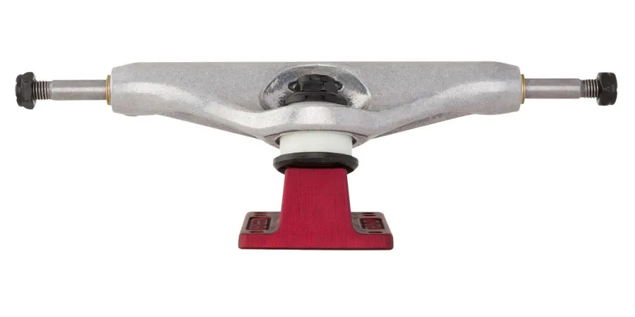 Independent Stage 11 Hollow Delfino Silver Red Standard Skateboard Trucks