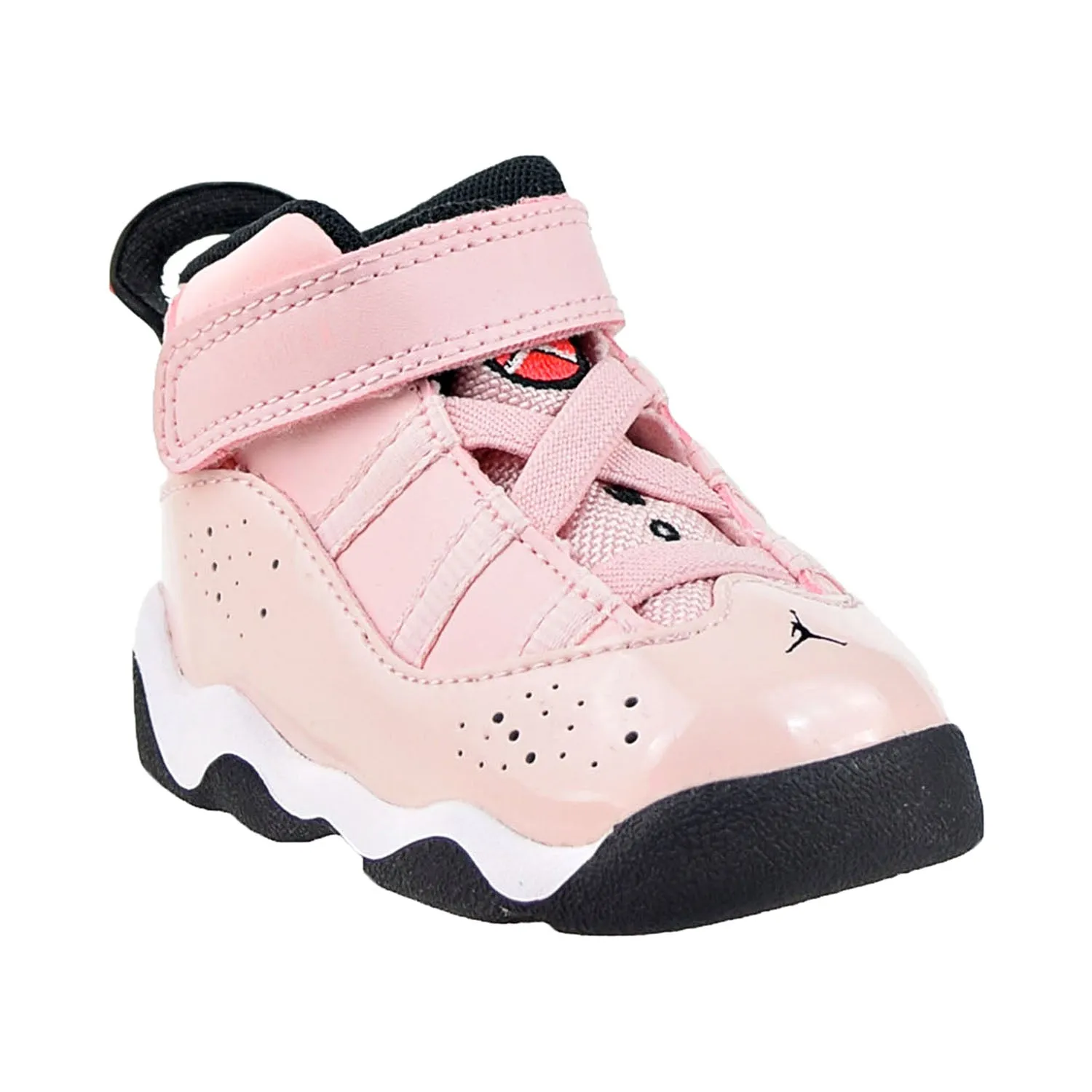 Jordan 6 Rings (TD) Toddlers Shoes Atmosphere-Infrared 23-Black-White